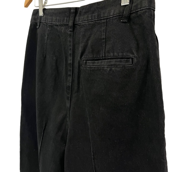 ZARA pleated wide leg denim pants JEANS - Picture 7 of 8